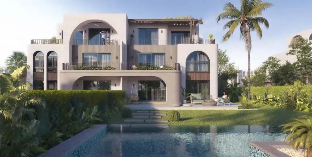 Green Valley in October Gardens by Orascom Development Egypt في October Gardens - صورة المشروع