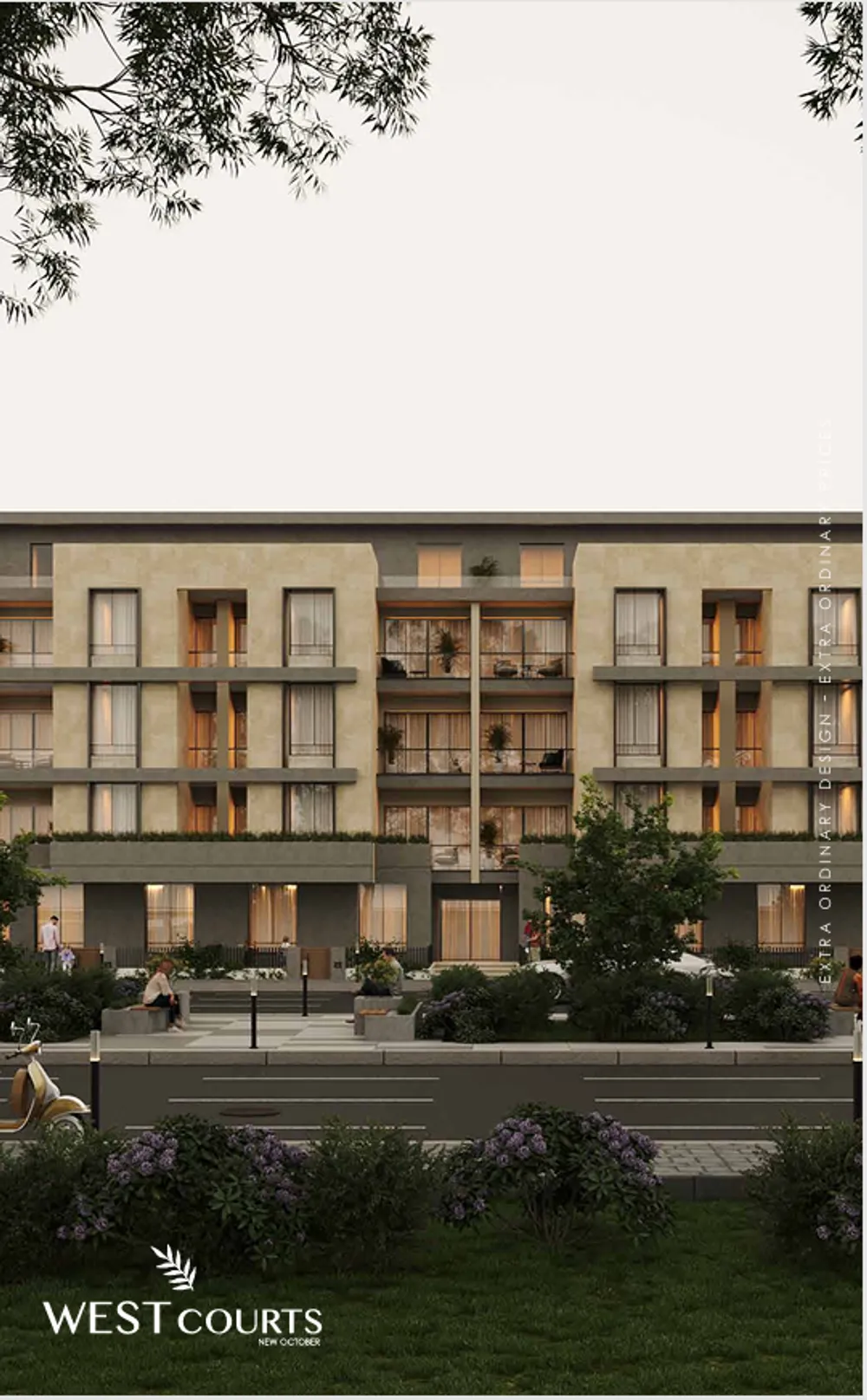 West Courts New October in 6th of October City by Morshedy Group في 6th of October City - صورة المشروع