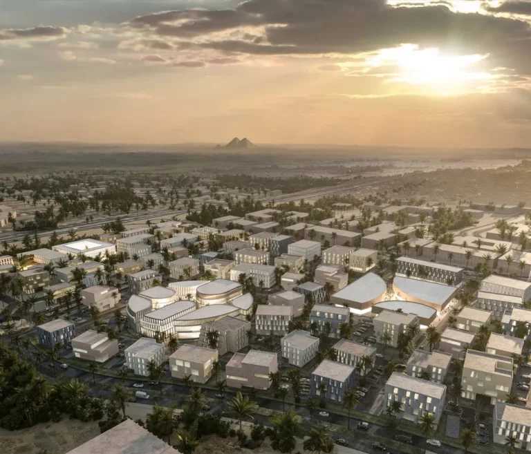 O West Business District in October Gardens by Orascom Development Egypt في October Gardens