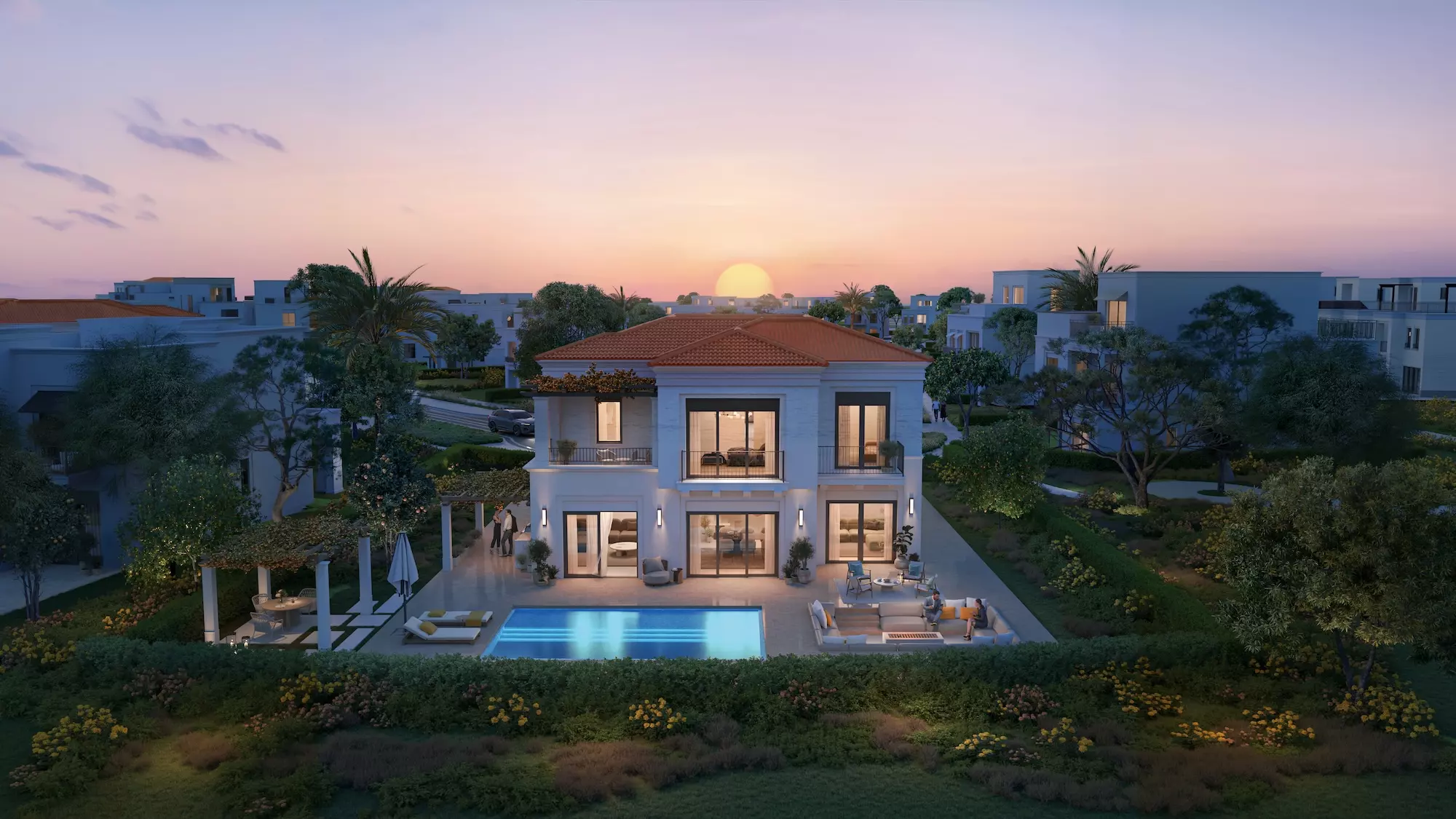 Amber Villas in Mivida Gardens By Emaar في New Cairo