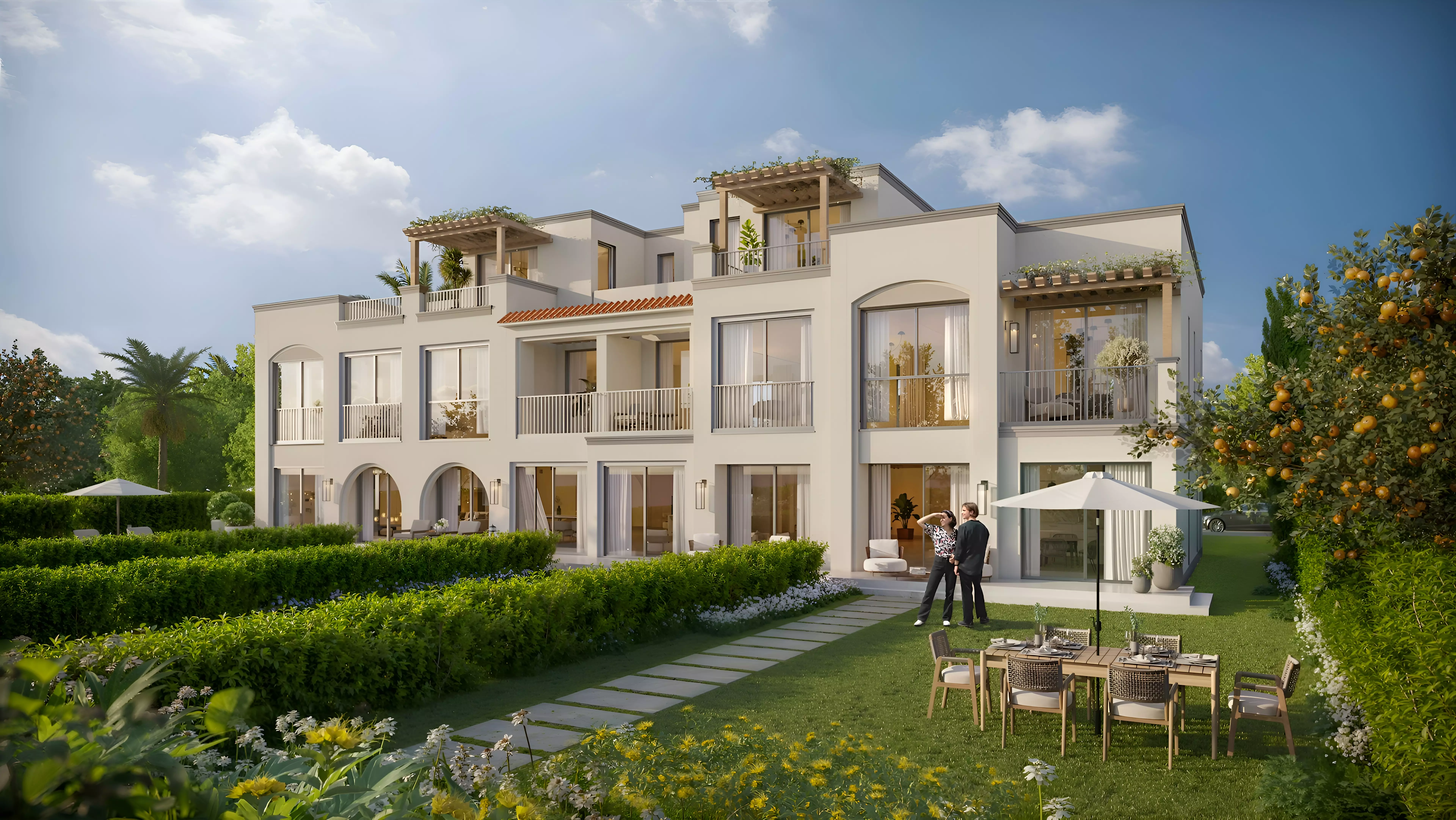 Flair Townhomes in Mivida Gardens By Emaar في Mostakbal City