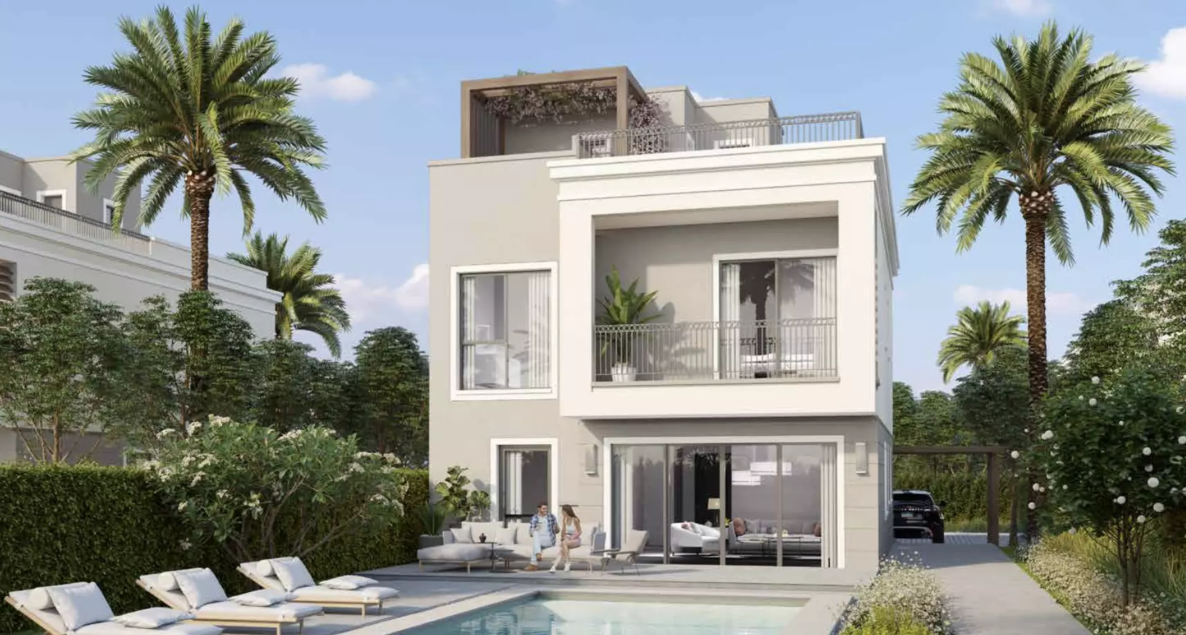 Garden Villas In Belle Vie By Emaar في Sheikh Zayed